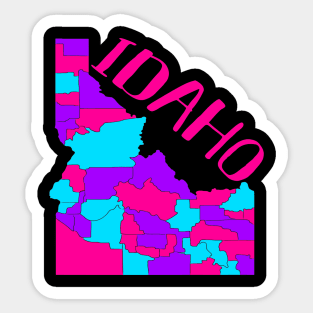 USA state: Idaho Sticker